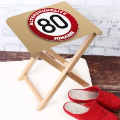 Klapphocker Verkehrszeichen 80 Altersruhesitz