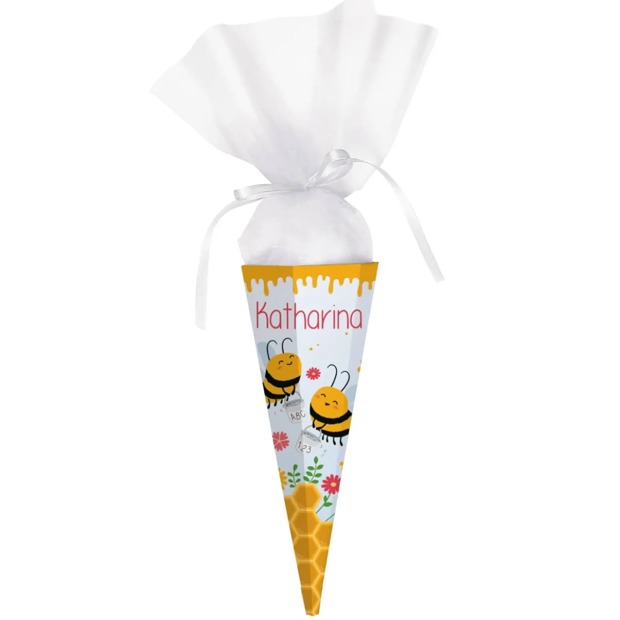 Kleine Bienchen Zuckertüte mit Ihrem Namen