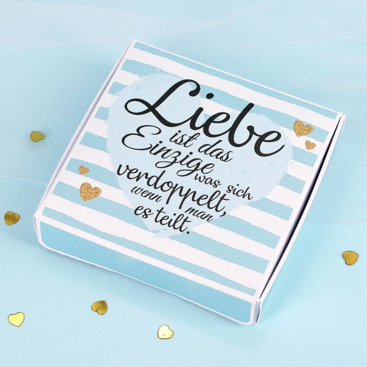 Kleine Geschenkbox aus Papier in verschiedenen Designs für Geld oder Gutscheine