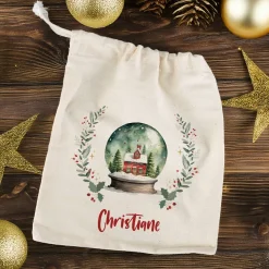 Kleiner Nikolaussack mit verschiedenen Motiven und Name