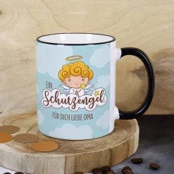 Kleiner Schutzengel - Tasse mit Ihrem Wunschtext