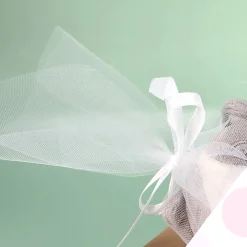Kleine Schultüte mit Pferd, Blumen, Punkten und Name, 28 cm