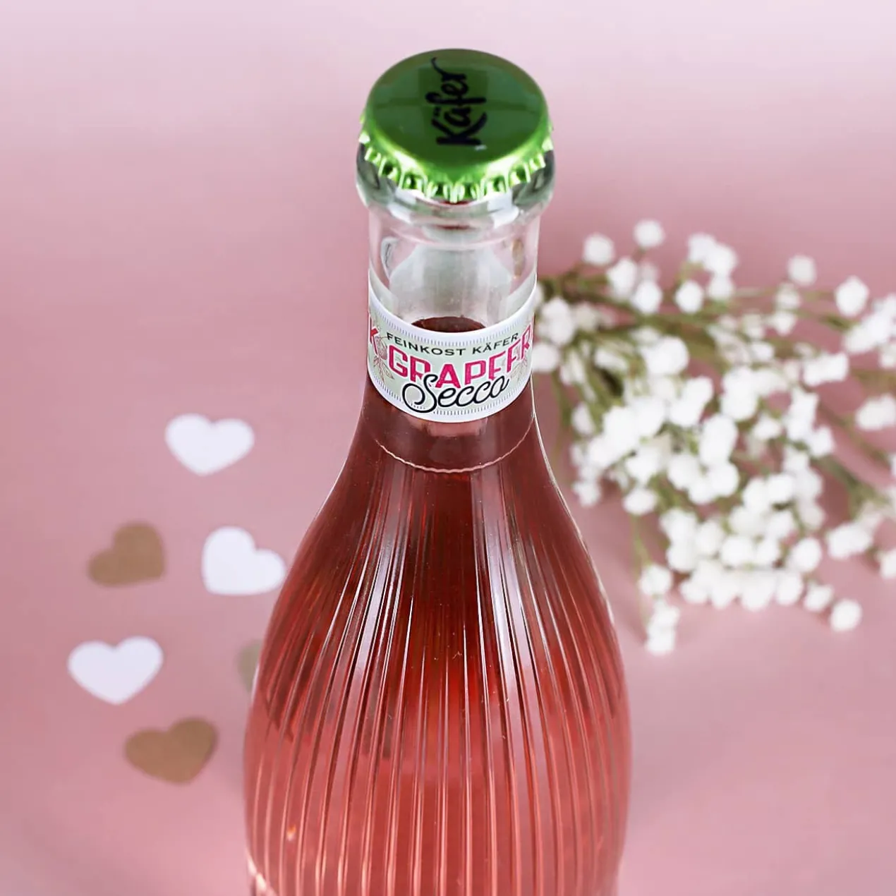 Kleines Dankeschön - Fruchtsecco in zwei Sorten mit Ihrem Wunschtext