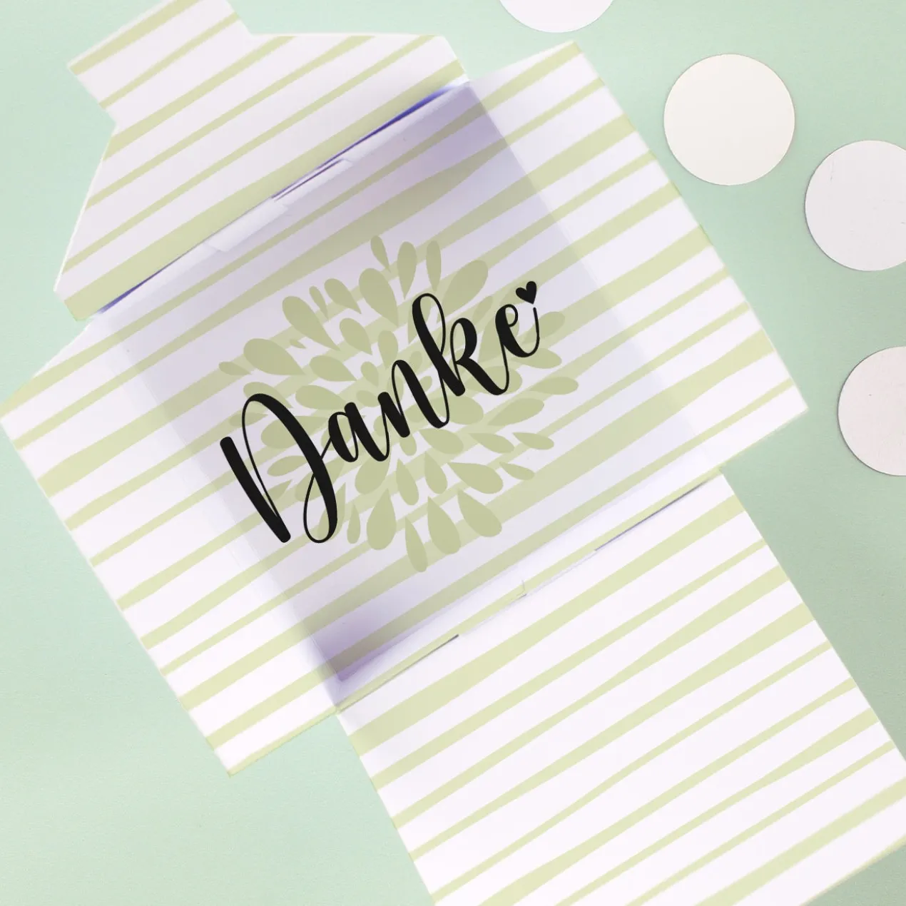 Kleines Dankeschön - 4 Lindorkugeln in kleiner Geschenkverpackung
