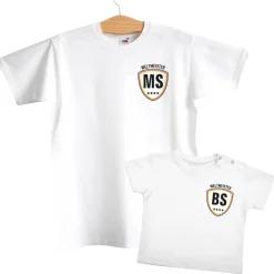 Kleine und Große Fußballhelden T-Shirts im Partnerlook für Vater und Sohn