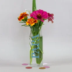 Kleine Vase für Papa mit Wunschtext & Jahr personalisiert | Geschenk zum Vatertag & Geburtstag