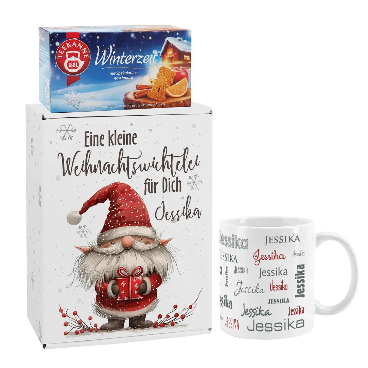 Kleine Weihnachtswichtelei - Tee Geschenkset zu Weihnachten
