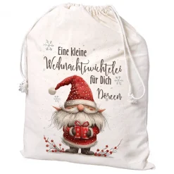 Kleine Weihnachtswichtelei - Geschenksack in 3 verschiedenen Größen