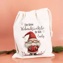 Kleine Weihnachtswichtelei - Geschenksack in 3 verschiedenen Größen