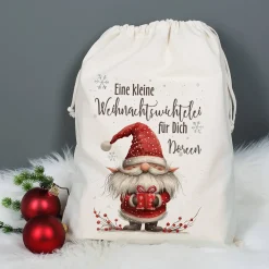 Kleine Weihnachtswichtelei - Geschenksack in 3 verschiedenen Größen