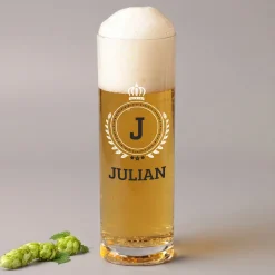 Kölsch Glas personalisiert mit Name als Geschenk für Kölner | 200 ml Bierglas mit Aufdruck