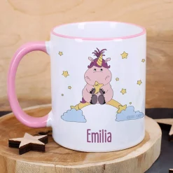 Knuddelhorn-Tasse mit Wunschname