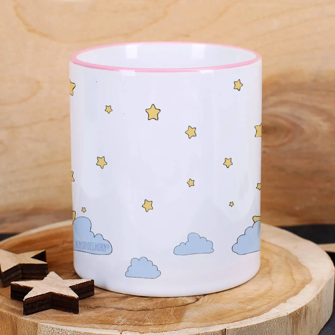 Knuddelhorn-Tasse mit Wunschname