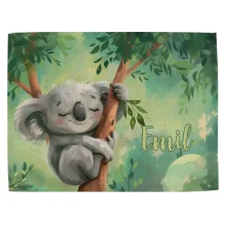 Koala Platzdeckchen mit Namensaufdruck