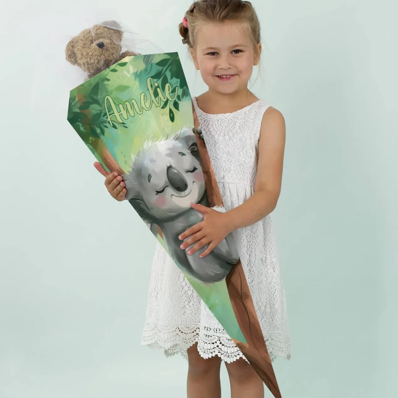 Koala Schultüte mit Ihrem Wunschnamen
