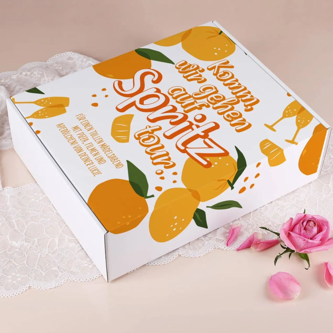 Komm, wir gehen auf Spritztour! - Käfer Sprizz Geschenkset