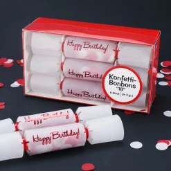 Konfetti-Bonbons zum 18. Geburtstag 6tlg.