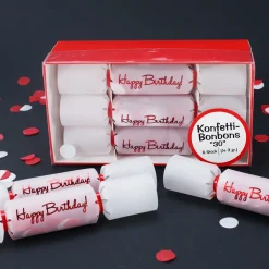 Konfetti-Bonbons zum 30. Geburtstag 6-tlg.