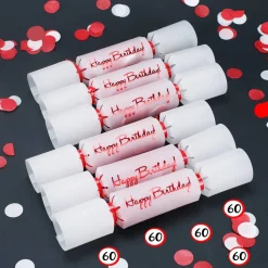 Konfetti-Bonbons zum 60. Geburtstag 6-tlg.