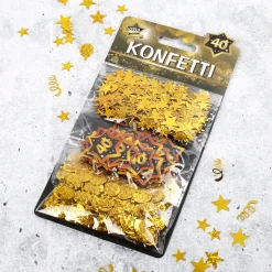 Konfetti 3er Set Star zum 40. Geburtstag