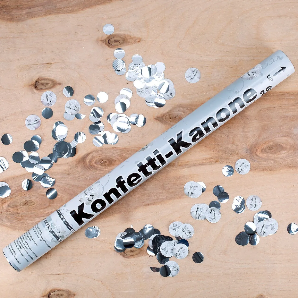 Konfetti-Kanone Just Married