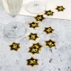 Konfetti zum 30. Geburtstag - Star in Gold und Schwarz