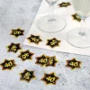 Konfetti zum 40. Geburtstag - Star in Gold und Schwarz