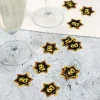Konfetti zum 60. Geburtstag - Star in Gold und Schwarz