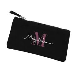 Kosmetiktasche mit Name und Initiale personalisiert