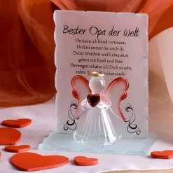 Kristall-Engel - Bester Opa