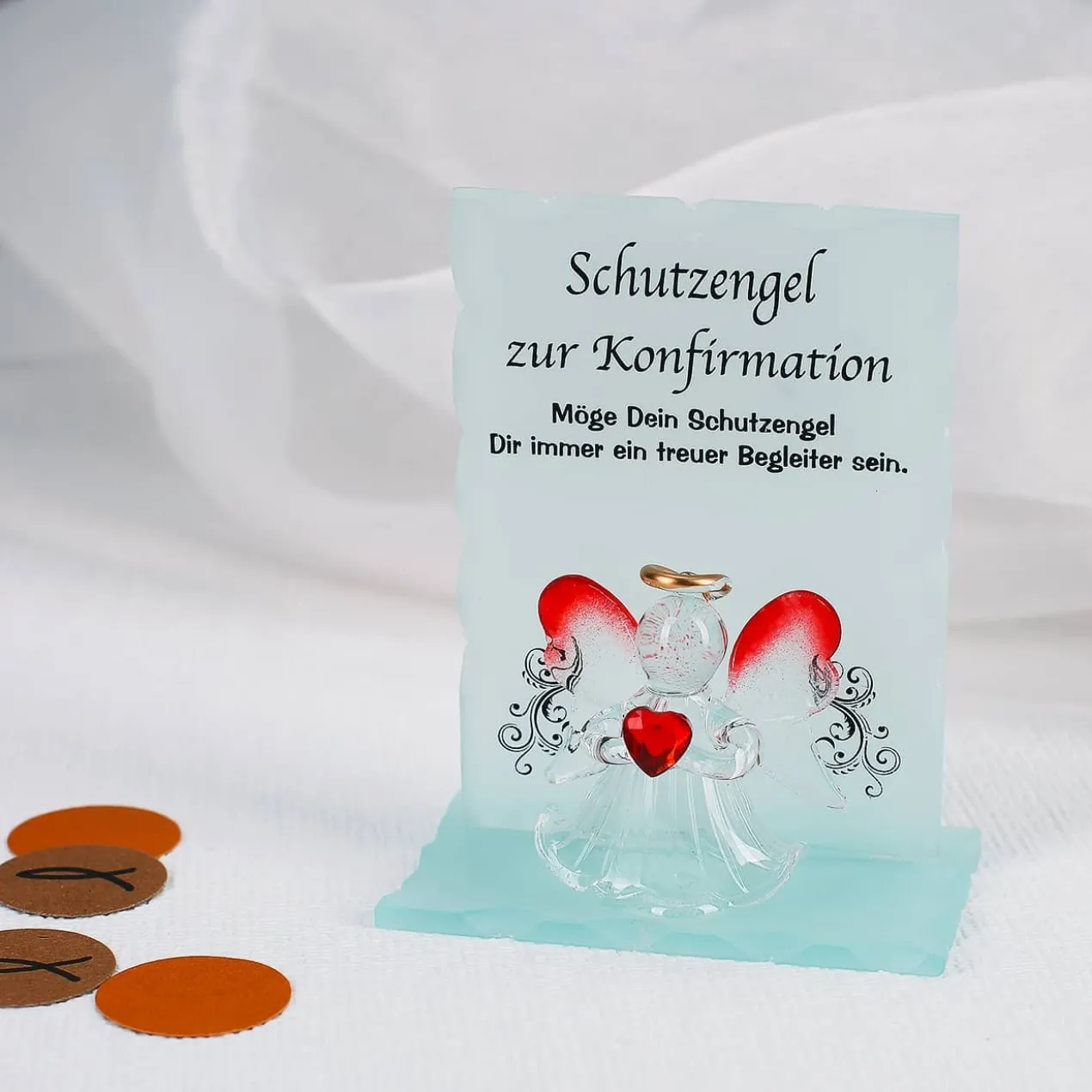 Kristall - Schutzengel zur Konfirmation