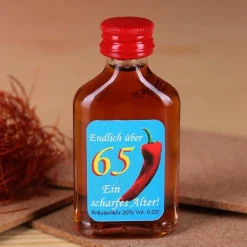 Kräuterlikör 65 ein scharfes Alter!