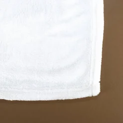 Kuscheldecke mit Mond, Sternen und Teddymotiv für Mädchen
