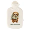 Kuschelige Wärmflasche mit 7 winterlichen Tiermotiven zur Auswahl