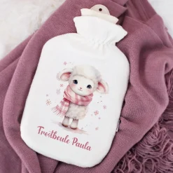 Kuschelige Wärmflasche mit 7 winterlichen Tiermotiven zur Auswahl