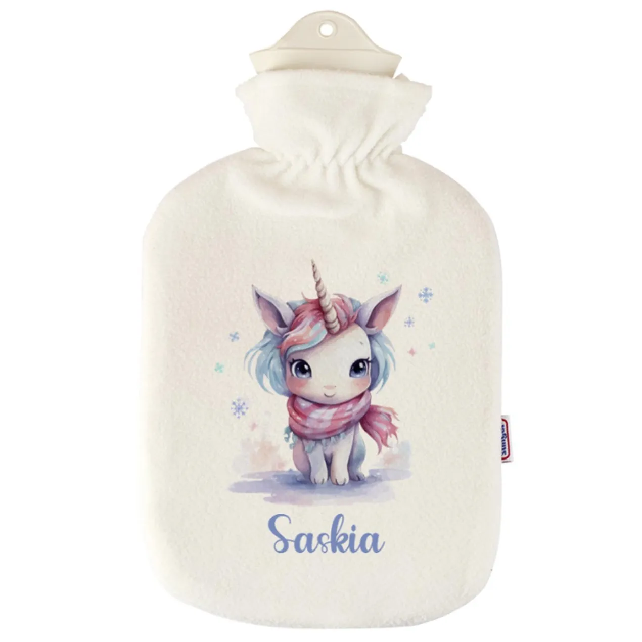 Kuschelige Wärmflasche mit 7 winterlichen Tiermotiven zur Auswahl