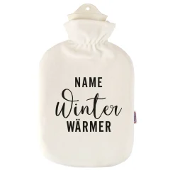 Kuschelige Wärmflasche - Winterwärmer - für kalte Wintertage mit Name