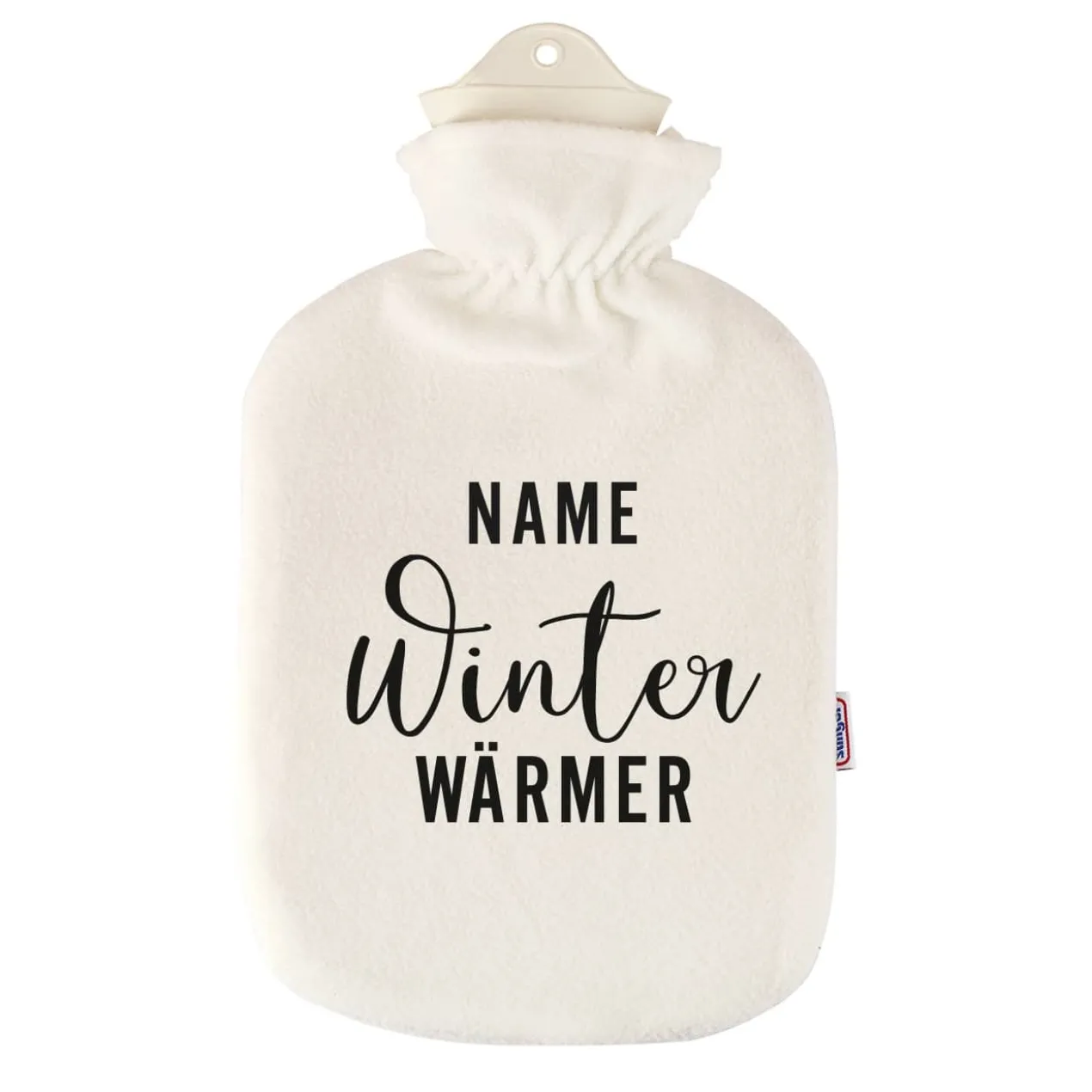 Kuschelige Wärmflasche - Winterwärmer - für kalte Wintertage mit Name