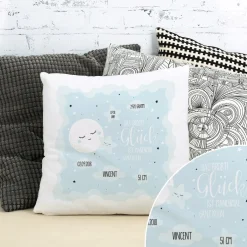 Kuschelkissen zur Geburt für Jungen