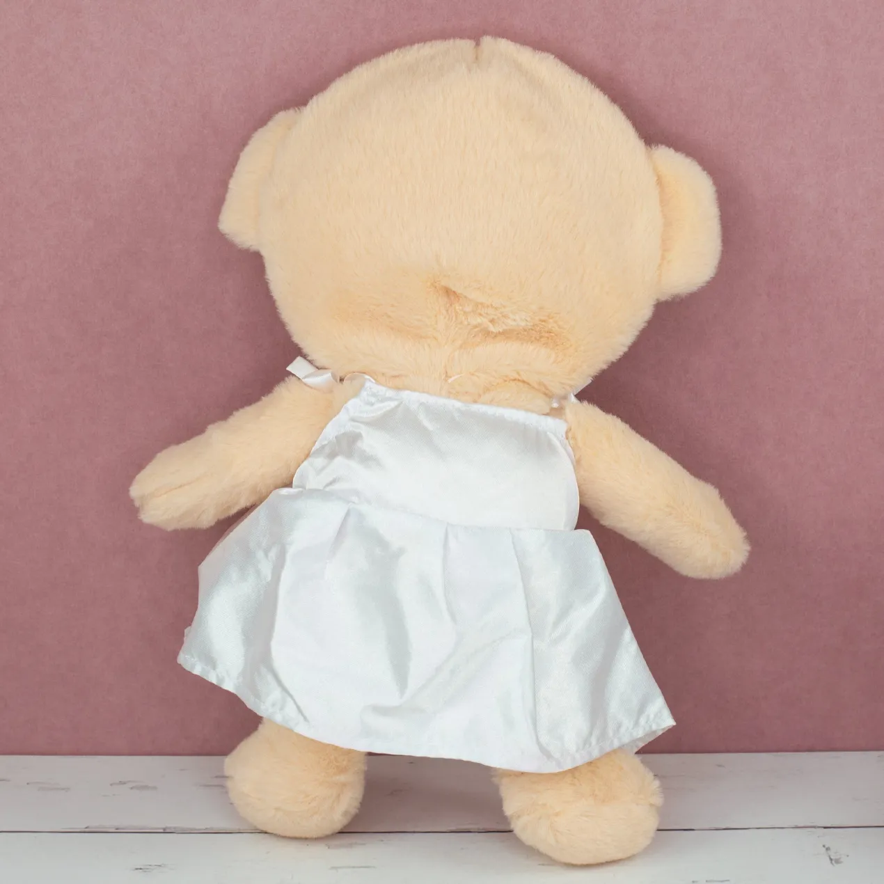 Kuscheltier Brautpaar personalisiert mit Foto Gesicht | Ehefrauen Teddy Hochzeitsgeschenk