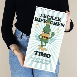 Lecker Bierchen - Geschenkset mit Glas, Flasche und Geschenkbox | Getränk nach Wahl