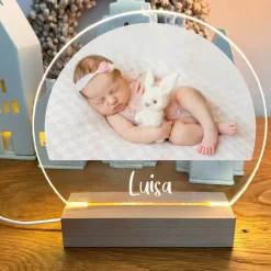 LED Acrylglas Licht bedruckt mit Foto und Name