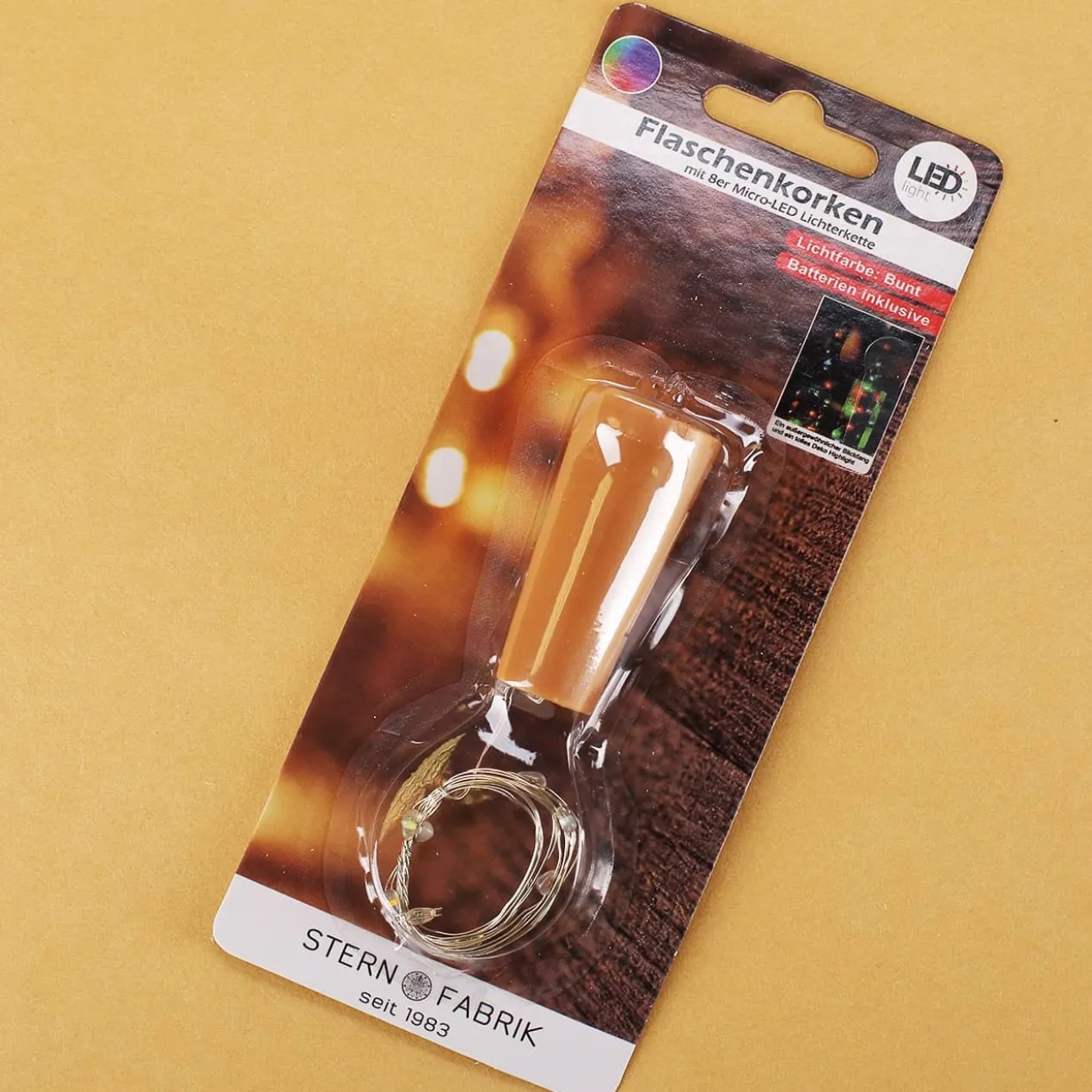 LED Flaschenlicht bunt
