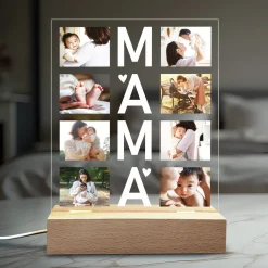 LED-Lampe für Mama mit eigenen Fotos | Motiv zum Muttertag