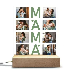 LED-Lampe für Mama mit eigenen Fotos | Motiv zum Muttertag