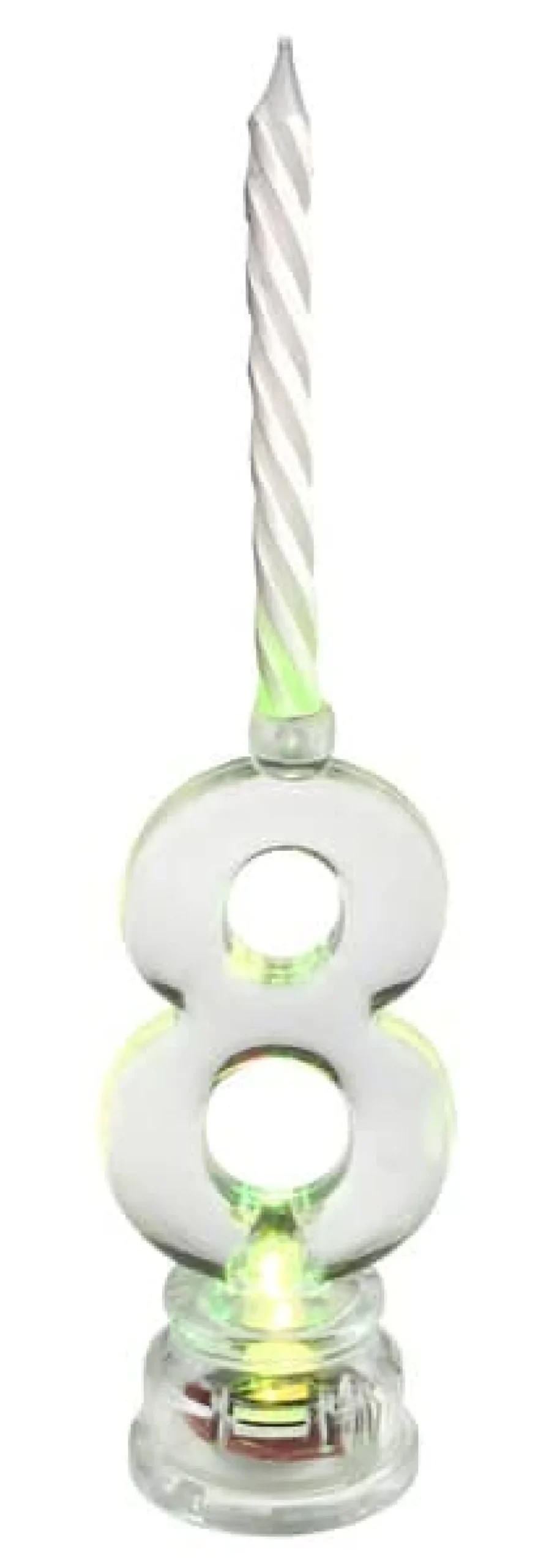 LED Zahlen mit Kerze als Tortendeko - Zahlen von 0 bis 9 - kombinierbar