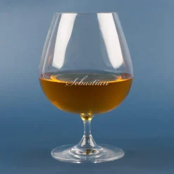 Leonardo Cognacschwenker & Whiskyglas mit Gravur | Personalisiert mit Name - Geschenk für Genießer