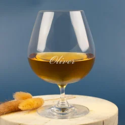 Leonardo Cognacschwenker & Whiskyglas mit Gravur | Personalisiert mit Name - Geschenk für Genießer