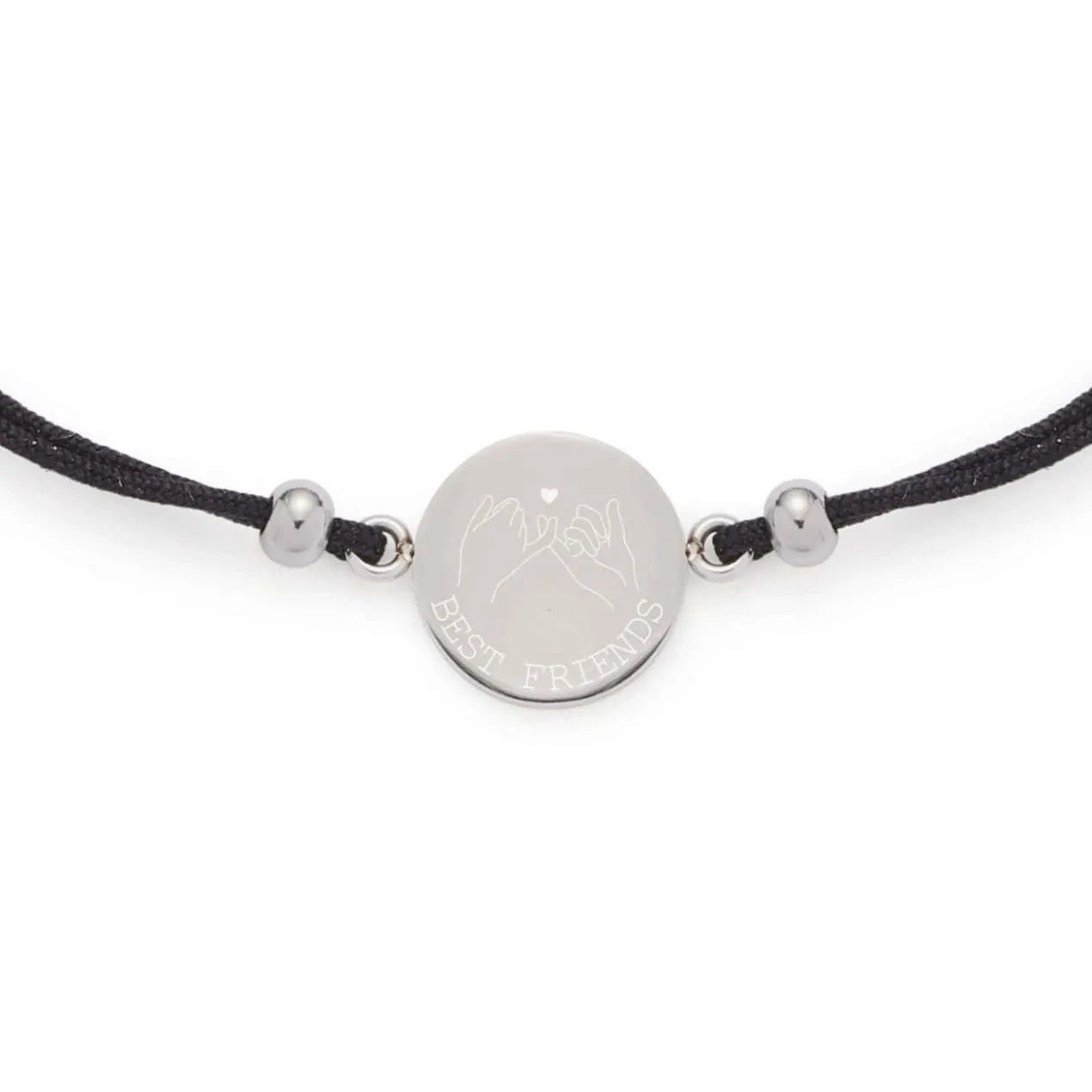 Leonardo Freundschafts-Armband mit Pinky Promise Motiv und Wunschtext