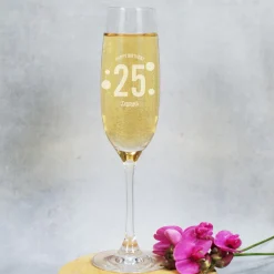Leonardo Sektglas zum Geburtstag mit Gravur